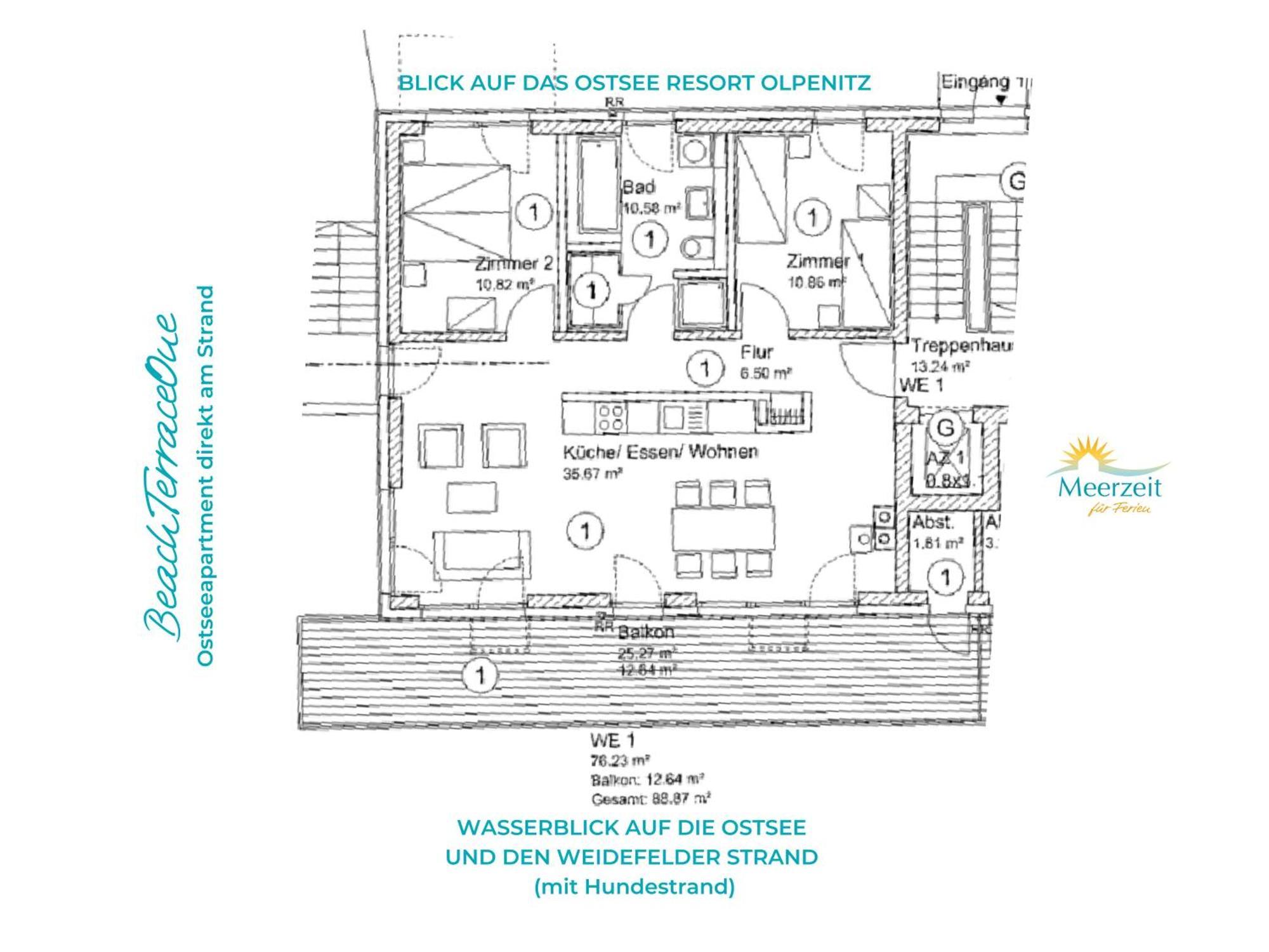 Beachterraceone - Eg, Meerblick, Terrasse, Kamin, Sauna Olpenitz Ngoại thất bức ảnh