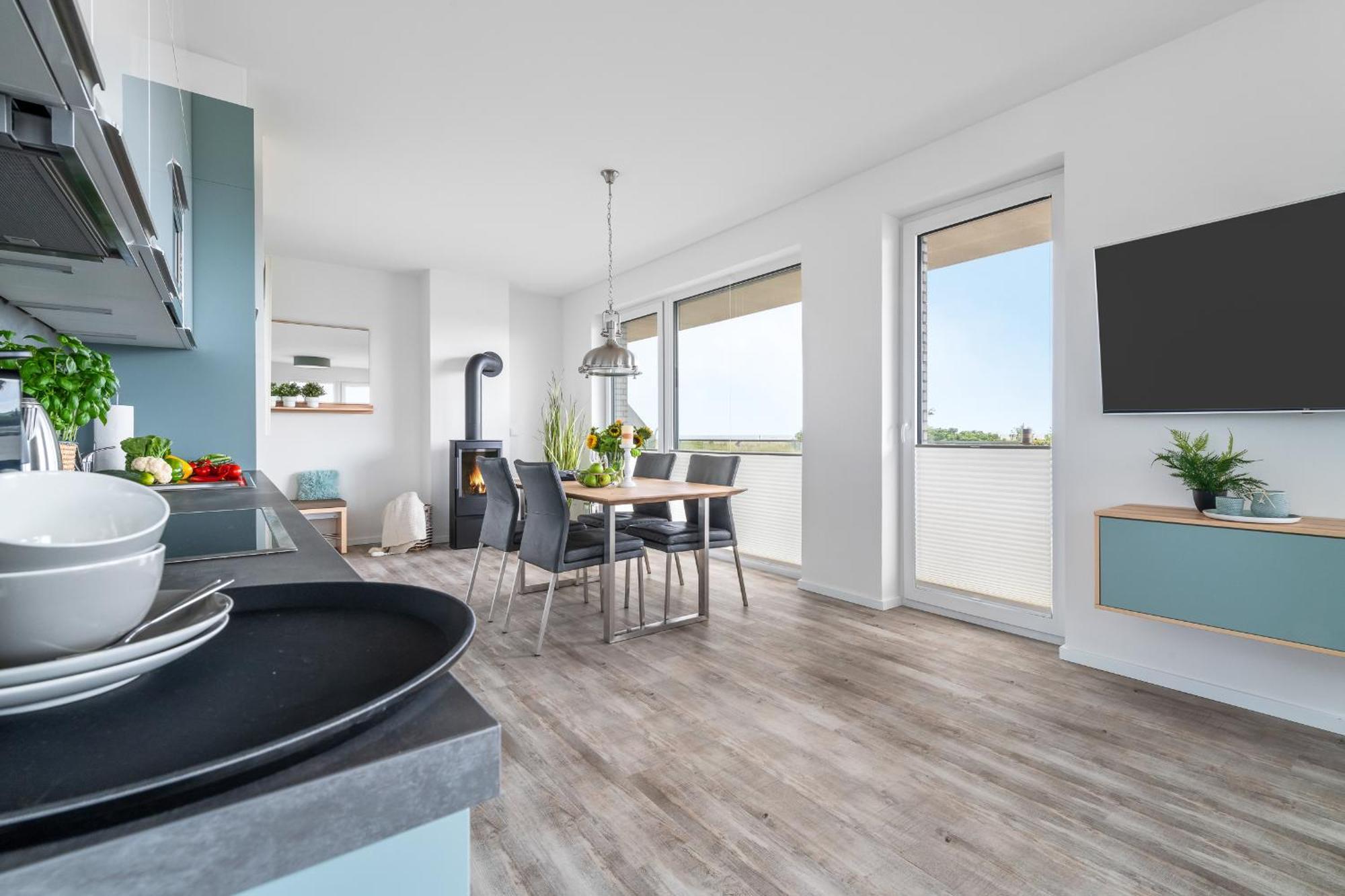 Beachterraceone - Eg, Meerblick, Terrasse, Kamin, Sauna Olpenitz Ngoại thất bức ảnh
